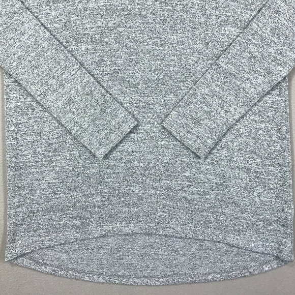 Gap T Shirt Women's Small Gray Pullover Top Stretch Scoop Neck Long Sleeve - Picture 7 of 13